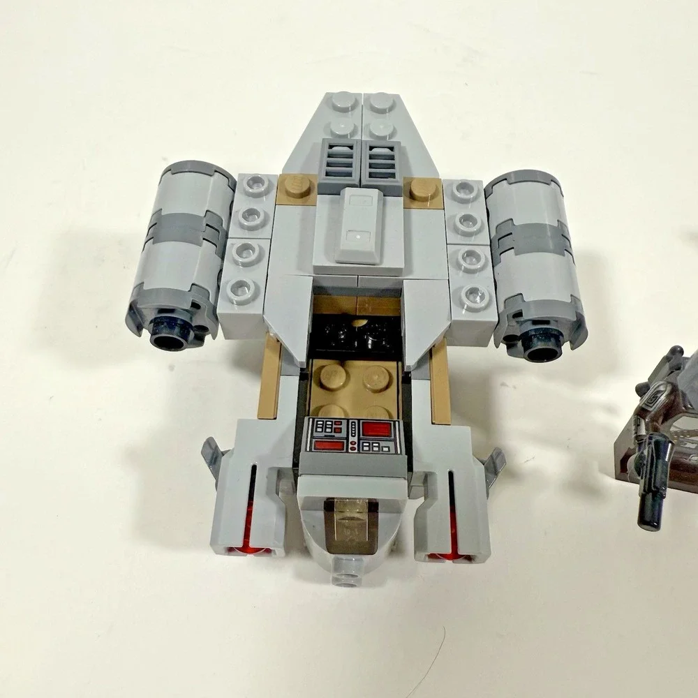 LEGO Star Wars The Mandalorian N-1 Starfighter Microfighter 75363 Kids Grey Set